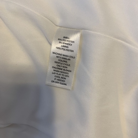 White House Black Market Cream White Princess Rockabilly Dress Women's Size 2 - Picture 14 of 14